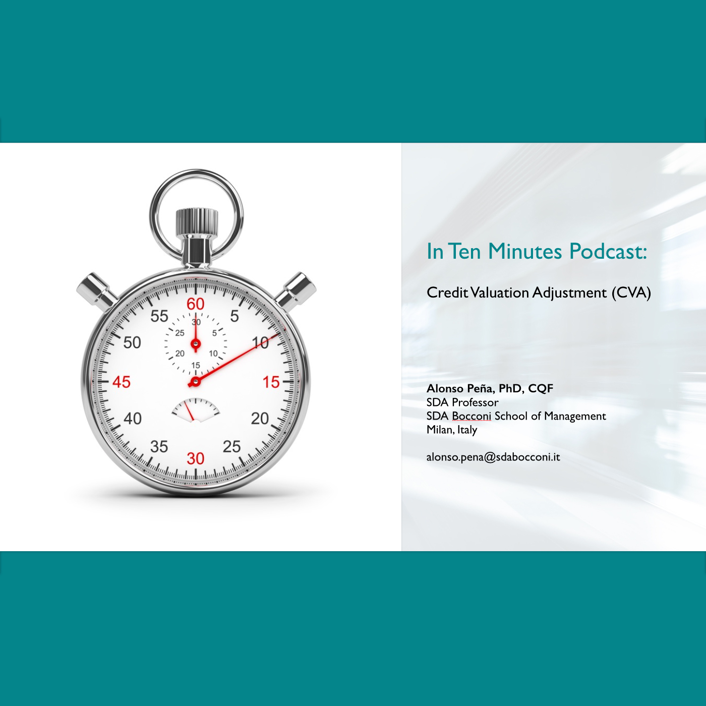 In Ten Minutes Podcast: Credit Value Adjustment (CVA) episode artwork